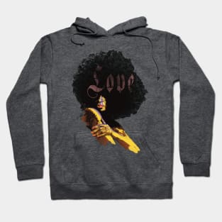 afro love Hoodie